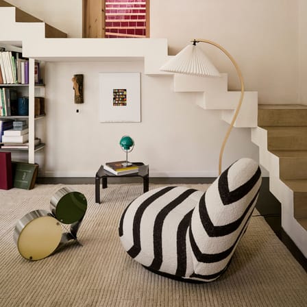 Lampe extérieur sans fil rechargeable Multi-Lite métal vert / Louis Weisdorf, 1972 - Gubi