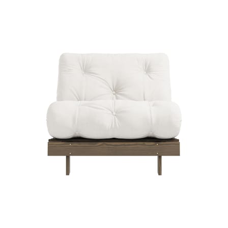 Fauteuil convertible Roots / Dormeuse & lit d'appoint - 3 positions / Structure marron - KARUP DESIGN