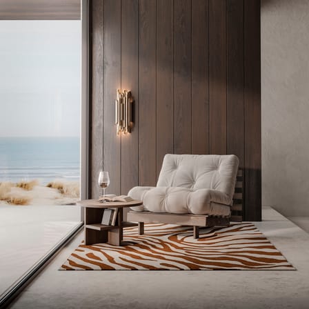 Fauteuil convertible Roots / Dormeuse & lit d'appoint - 3 positions / Structure noire - KARUP DESIGN