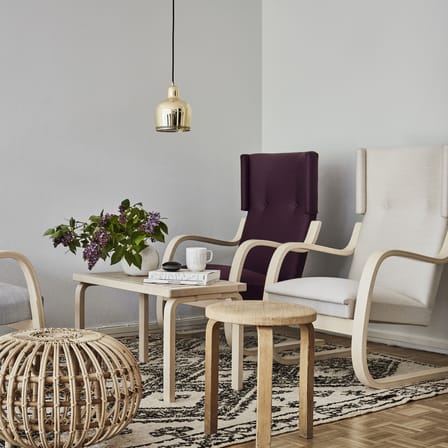 Pendelleuchte Golden Bell A330S metall weiß / Alvar Aalto, 1937 - ARTEK