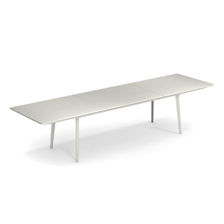 Ausziehtisch Plus4 metall weiß / Stahl - 220 bis 330 cm - Emu