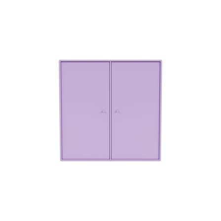 Rangement mural Cover Cabinet bois violet / L 69.6 x P 30 x H 69,6 cm - 2 portes - MONTANA