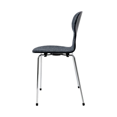 Sedia imbottita Fourmi tessuto blu / Impilabile - Arne Jacobsen, 1952 - Fritz Hansen