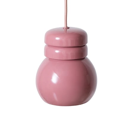 Suspension Bulb céramique rose / Ø 13 x H 15,2 cm - HK LIVING