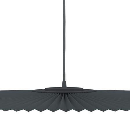 Suspension Carmen Medium tissu gris / LED - Ø 90 cm - Hartô