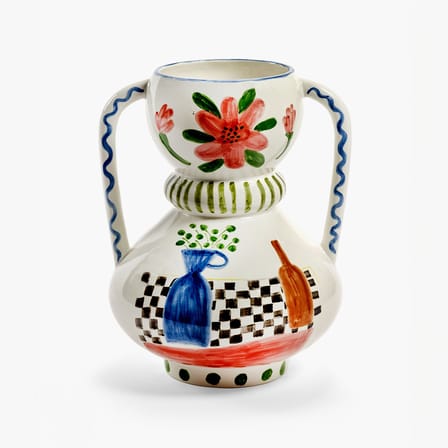 Vase Mamey céramique multicolore / Ø 32 x H 40 cm - Serax