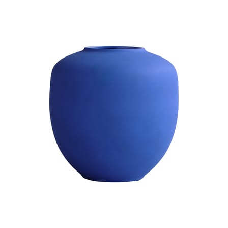 Vase Sunao Medium céramique bleu / Ø 30 x H 30 cm - 101 COPENHAGEN