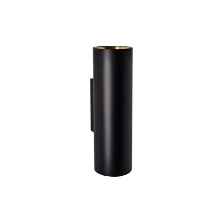 Applique Tobo W65 métal noir / Ø 6,5 x H 22 cm - DCW éditions