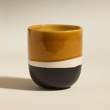 Bougie parfumée Sicilia céramique jaune - Maison Sarah Lavoine