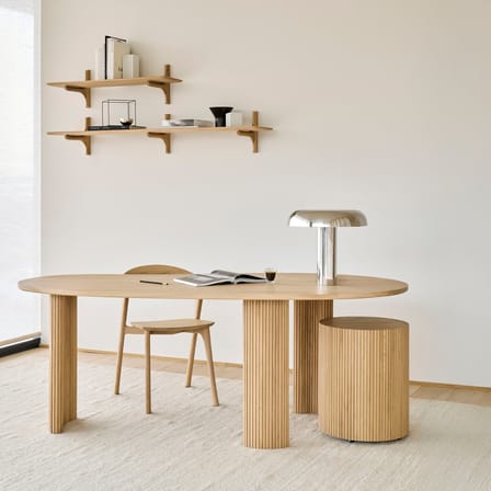 Bureau Boomerang bois naturel / 200 x 100 cm - Ethnicraft