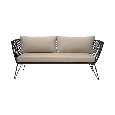 Canapé de jardin 3 places Mundo / L 175 cm - Fils PVC - Bloomingville