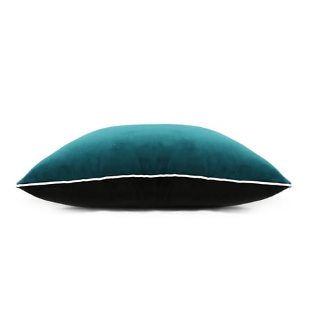 Coussin Double jeu tissu bleu / Velours - 40 x 55 cm - Maison Sarah Lavoine