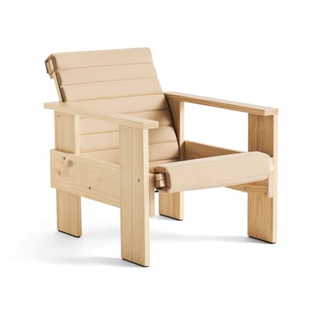 Fauteuil lounge Crate Outdoor bois naturel / Gerrit Rietveld, 1934 - Hay