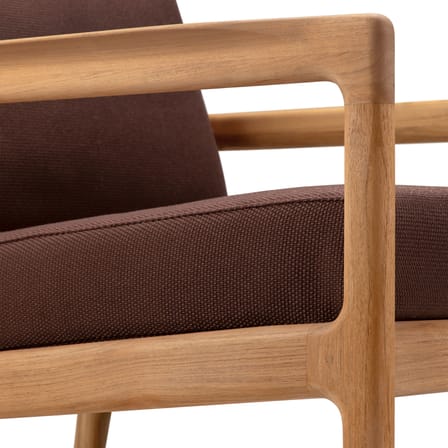 Fauteuil rembourré Jack Outdoor / Teck - Ethnicraft