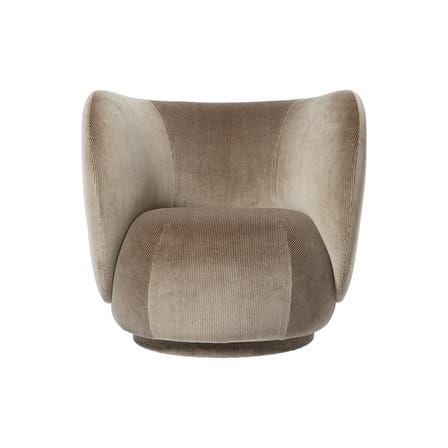 Fauteuil rembourré Rico / Velours - Ferm Living