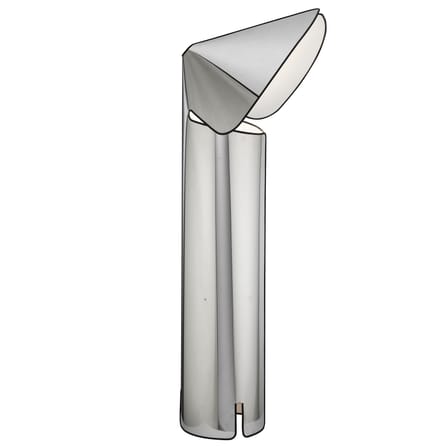 Lampadaire Chiara gris métal / Ø 72 x H 145 cm / Réédition 1969 - Flos