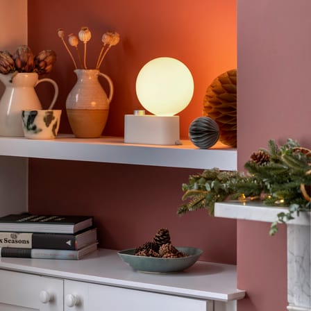 Lampe de table Alumina métal blanc / Applique - TALA