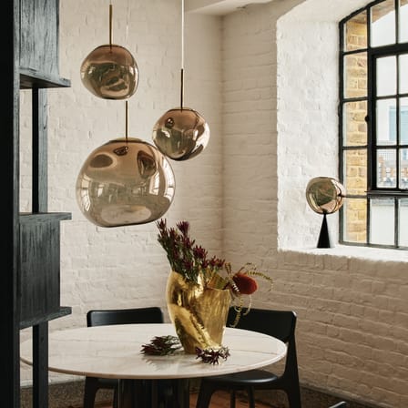 Lampe de table Melt Cone Fat / LED - Ø 25 x H 46.5 cm / Change de couleur - Tom Dixon