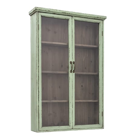 Rangement mural Hazem bois vert / L 81 x P 22 x H 122 cm - Bloomingville