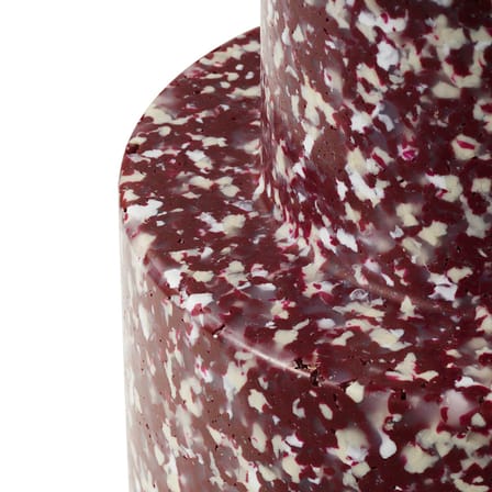Bit Stool plastic material red / H 42 cm - Recycled - Normann Copenhagen