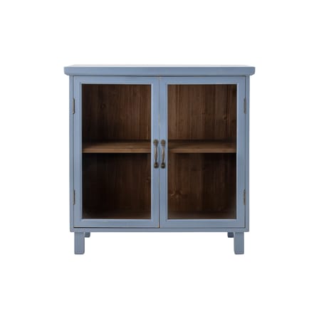 Hazem Storage unit wood blue / L 80 x D 35 x H 80 cm - Bloomingville