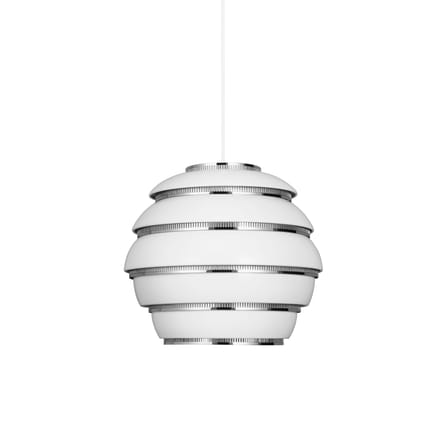 Suspension Beehive A331 métal blanc / Alvar Aalto, 1953 - ARTEK