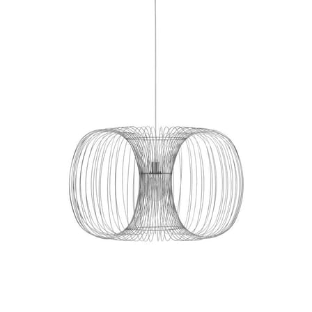 Suspension Coil argent métal / Ø 76 cm - Normann Copenhagen