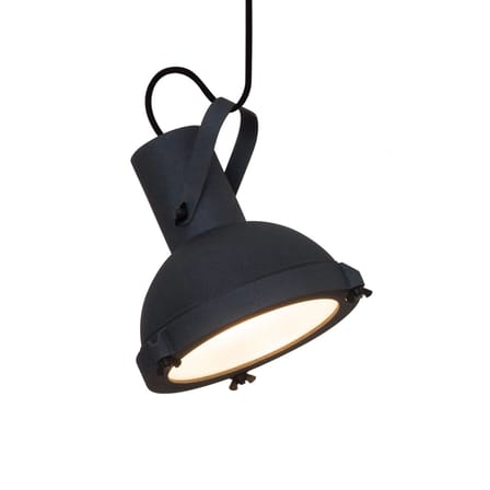 Suspension Projecteur 165 métal gris noir / Ø 17 cm - Le Corbusier, réédition 1954 - Nemo