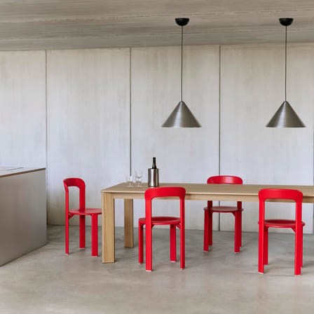 Table rectangulaire Chisel 30 bois naturel / 300 x 95 cm - Hay