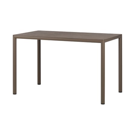 Table rectangulaire Piave marron / 120 x 70 cm - Stratifié texturé - NARDI