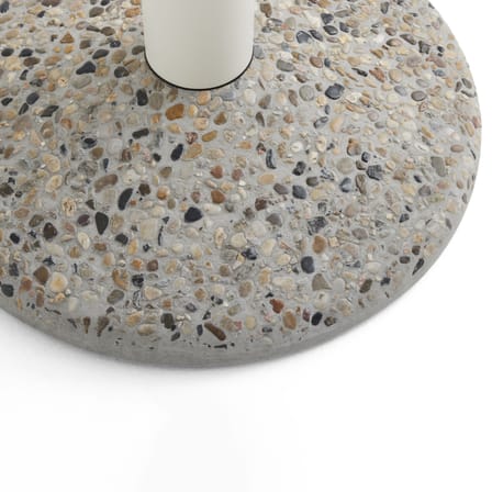 Table ronde Ceramic Outdoor céramique vert / Ø 70 cm - Porcelaine - Hay