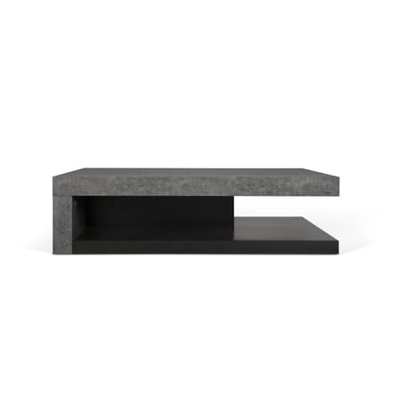 Tavolino Chicago legno grigio / 110 x 65 cm x H 29 cm - Melamina effetto cemento - POP UP HOME