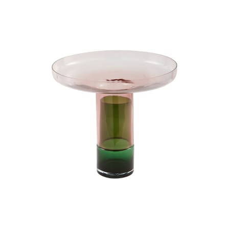 Vase Formy Disk verre rose / Ø 40 x H 36 cm - POLSPOTTEN