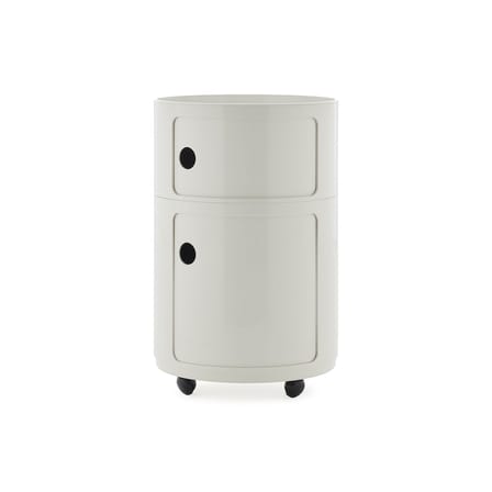 Accessoire  plastique noir / Roulettes pour Componibili New Big - Kartell