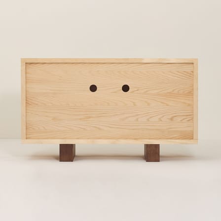 Buffet Heju X Nobodinoz bois naturel / L 120 x H 70 cm - NOBODINOZ