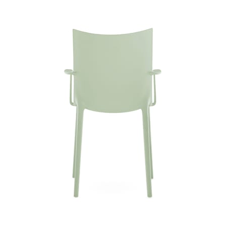 H.H.H Chair plastic material green / Soft touch - Recycled - Kartell