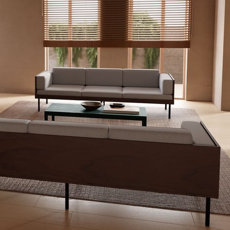 Canapé droit Cut / 3 places - L 230 cm - KANN DESIGN