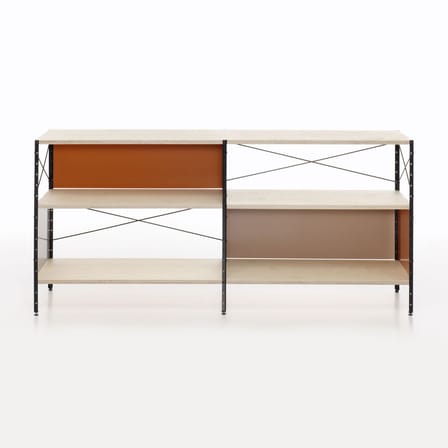 Étagère Eames Storage Unit ESU métal bois multicolore / 2 niveaux - L 179,5 x H 82 cm - Vitra