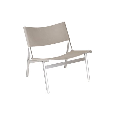 Fauteuil bas Union INDOOR tissu beige / Tissu lin - Frama 