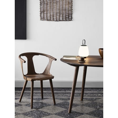 Fauteuil In Between SK1 bois naturel / Noyer - &tradition