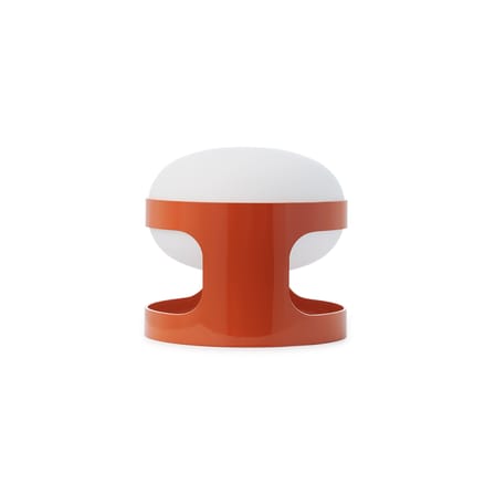 Lampe de table KD28 plastique orange / Joe Colombo, 1967 - Recyclé - Kartell