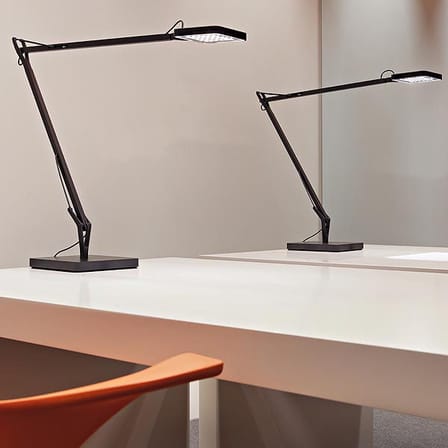 Lampe de table Kelvin LED Green métal noir / Avec économiseur d'énergie - Flos