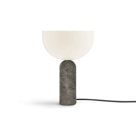 Lampe de table Kizu Small marbre gris / Base marbre - H 35 cm - NEW WORKS