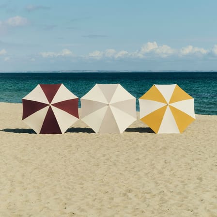Parasol Terrazza - Octagon tissu rouge / Ø 200 cm - Hay