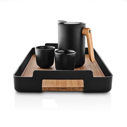 Plateau Nordic Kitchen bois noir / 50 x 34 cm - Eva Trio