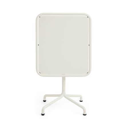 Table rectangulaire Deville métal blanc / 60 x 70 cm - Hay