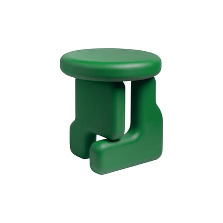 Tavolino d'appoggio Plot legno verde / Ø 40 x h 45 cm - & klevering