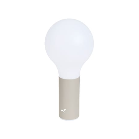 Aplô LED Wireless rechargeable outdoor lamp metal grey - Fermob