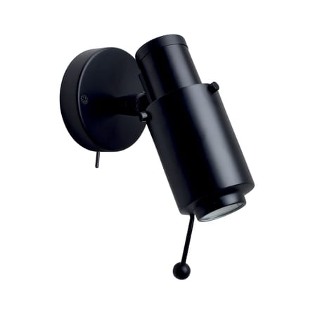 Applique Biny Spot métal noir / Ampoule GU10 - DCW éditions