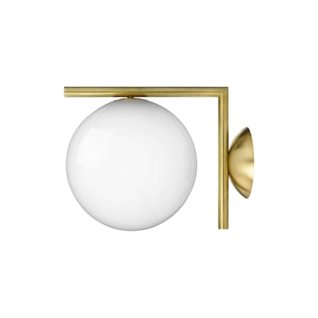 Applique IC W1 verre métal / Ø 20 cm - Michael Anastassiades, 2014 - Flos